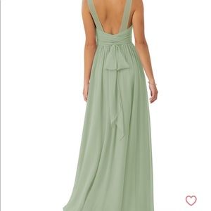 Azazie Dusty Green bridesmaid dress